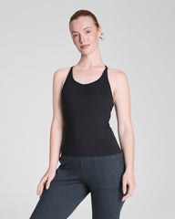 SPANXsupersmooth™ SoftStretch Rib V-Neck Shelf Tank