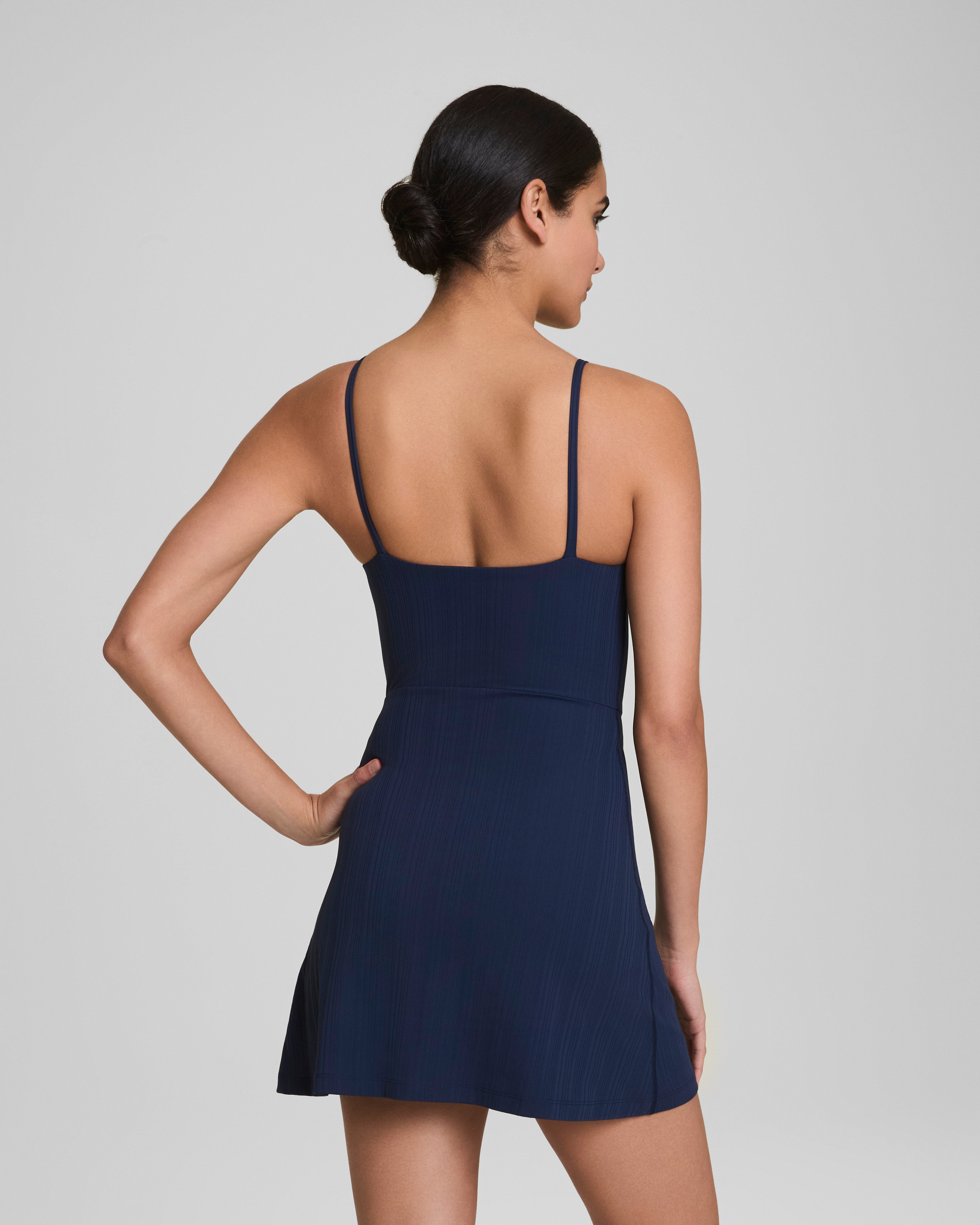 SPANXshape™ Get Moving Rib Tank Dress | Timeless Navy