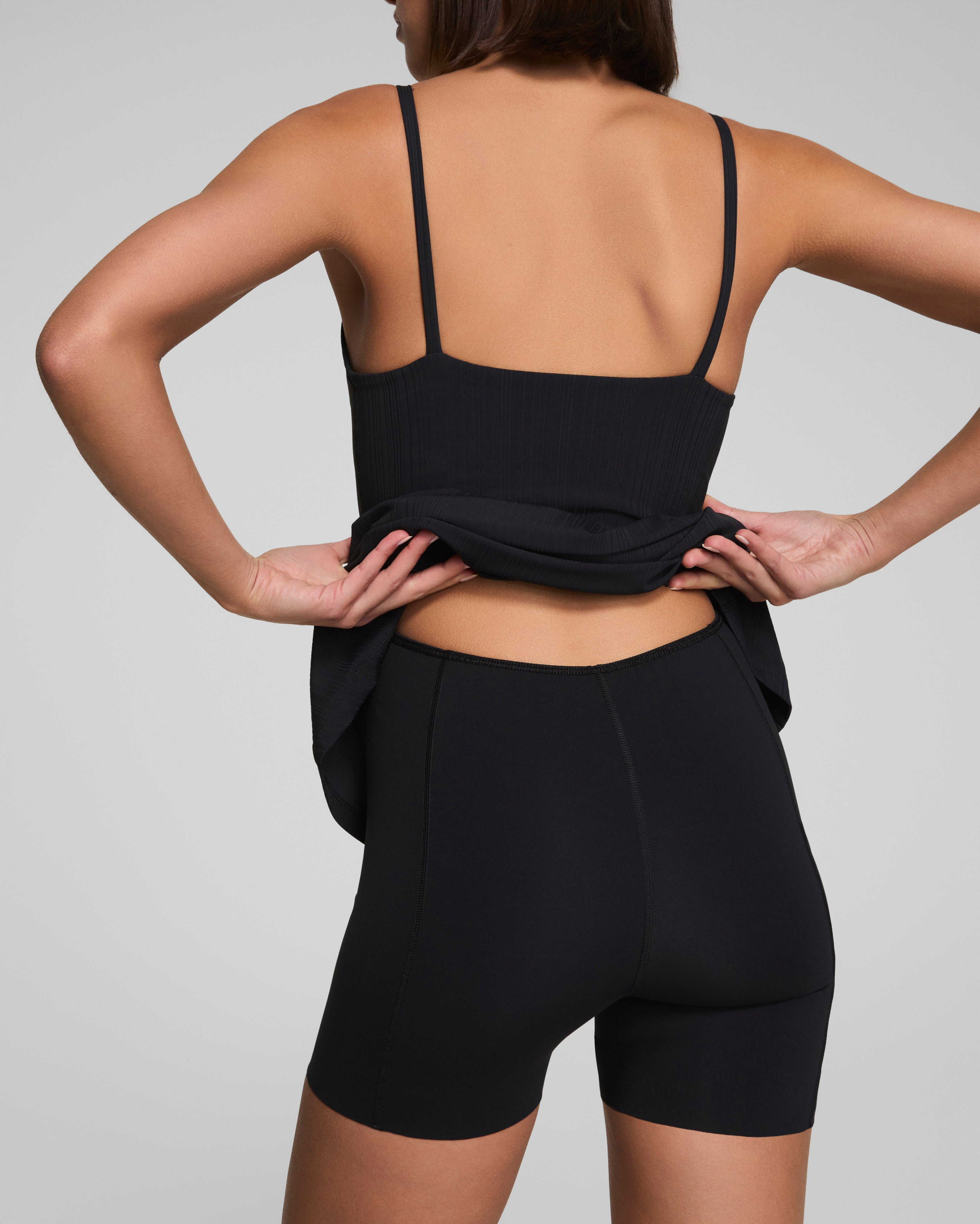 SPANXshape™ Get Moving Rib Tank Dress | Very Black
