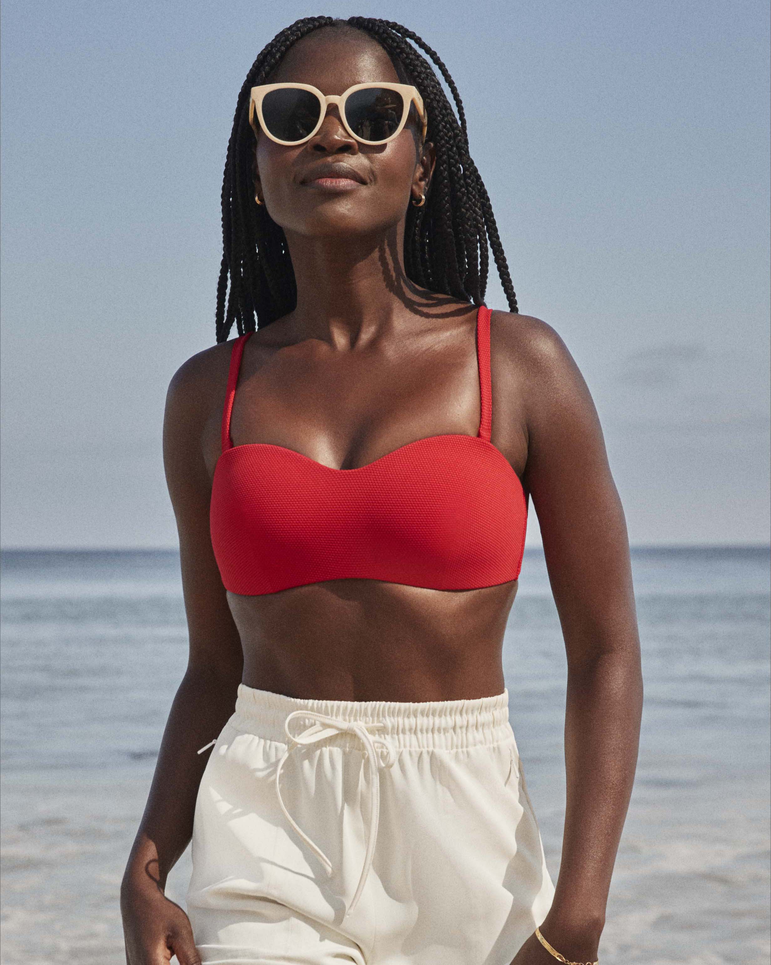 SPANXshape™ Swim Convertible Pique Bandeau Bikini Top