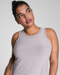 SPANX® SoftStretch Crewneck Tank | Coastal Fog / Light Coastal Fog
