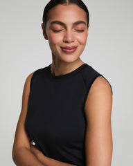 SPANX® Activate High Neck Tank | Very Black