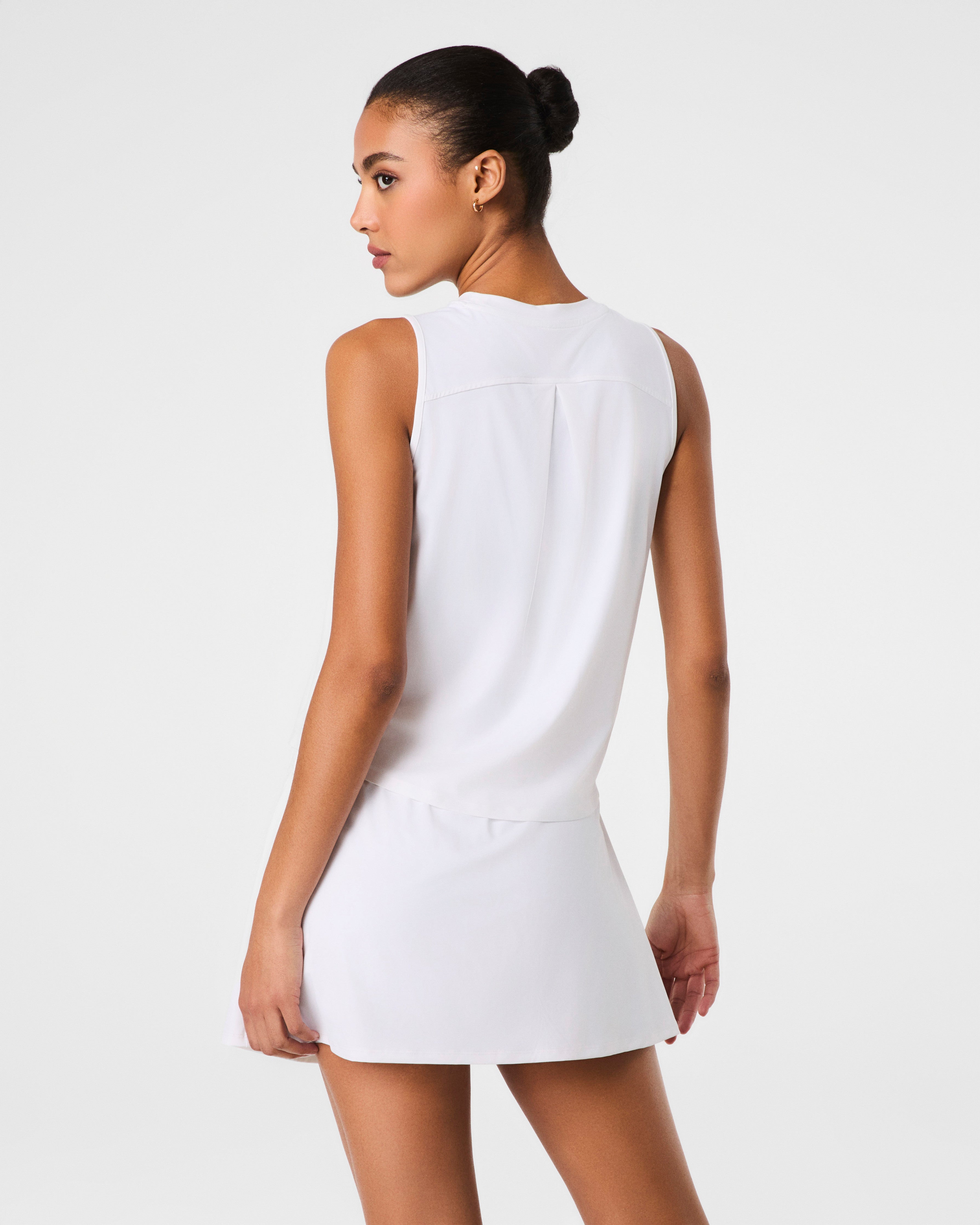 SPANX® Activate High Neck Tank | Vivid White