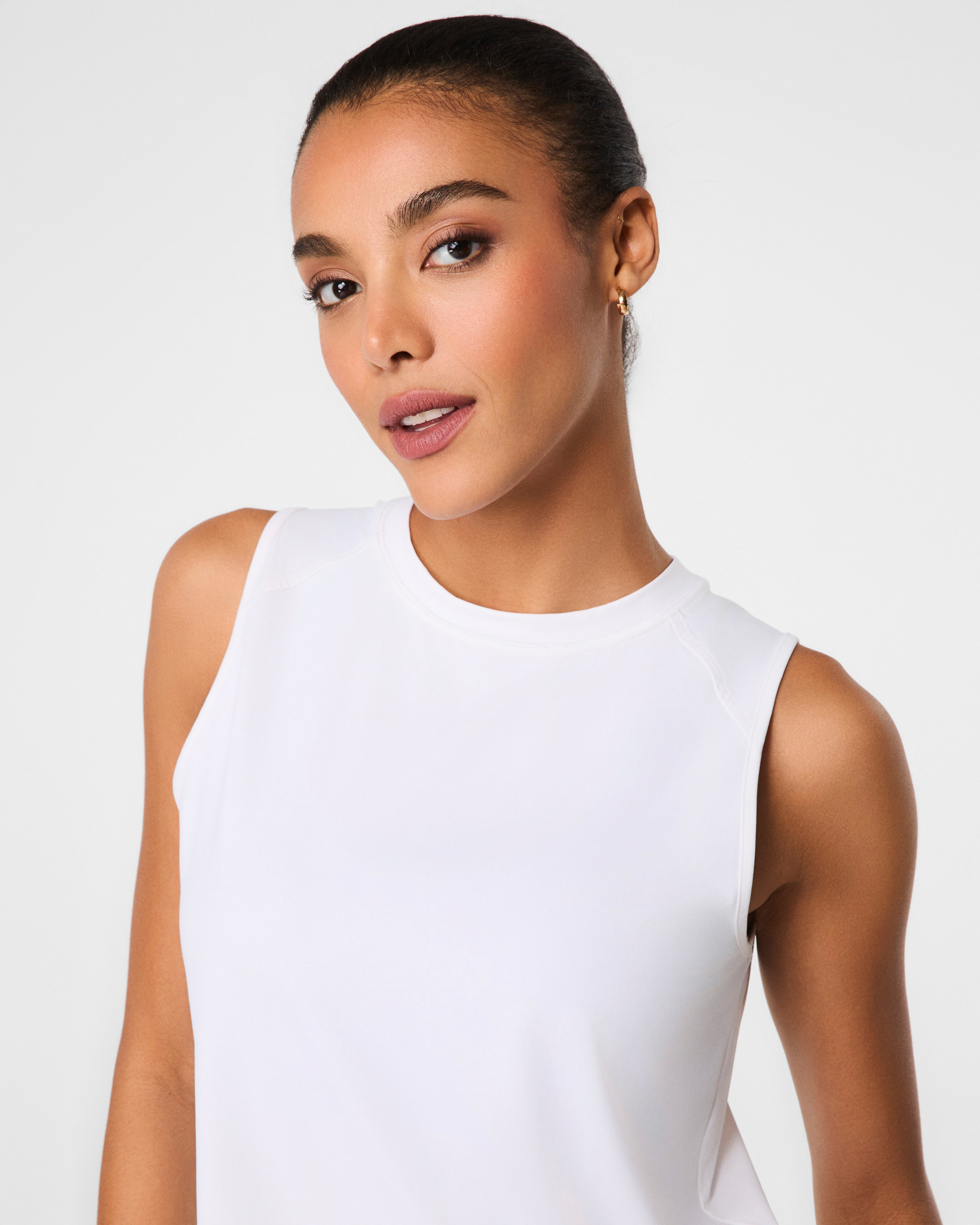 SPANX® Activate High Neck Tank | Vivid White