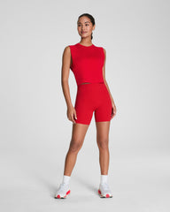 SPANX® Outpace Cropped Tank | Spanx Red
