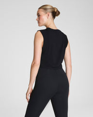 SPANX® Outpace Cropped Tank | Very Black