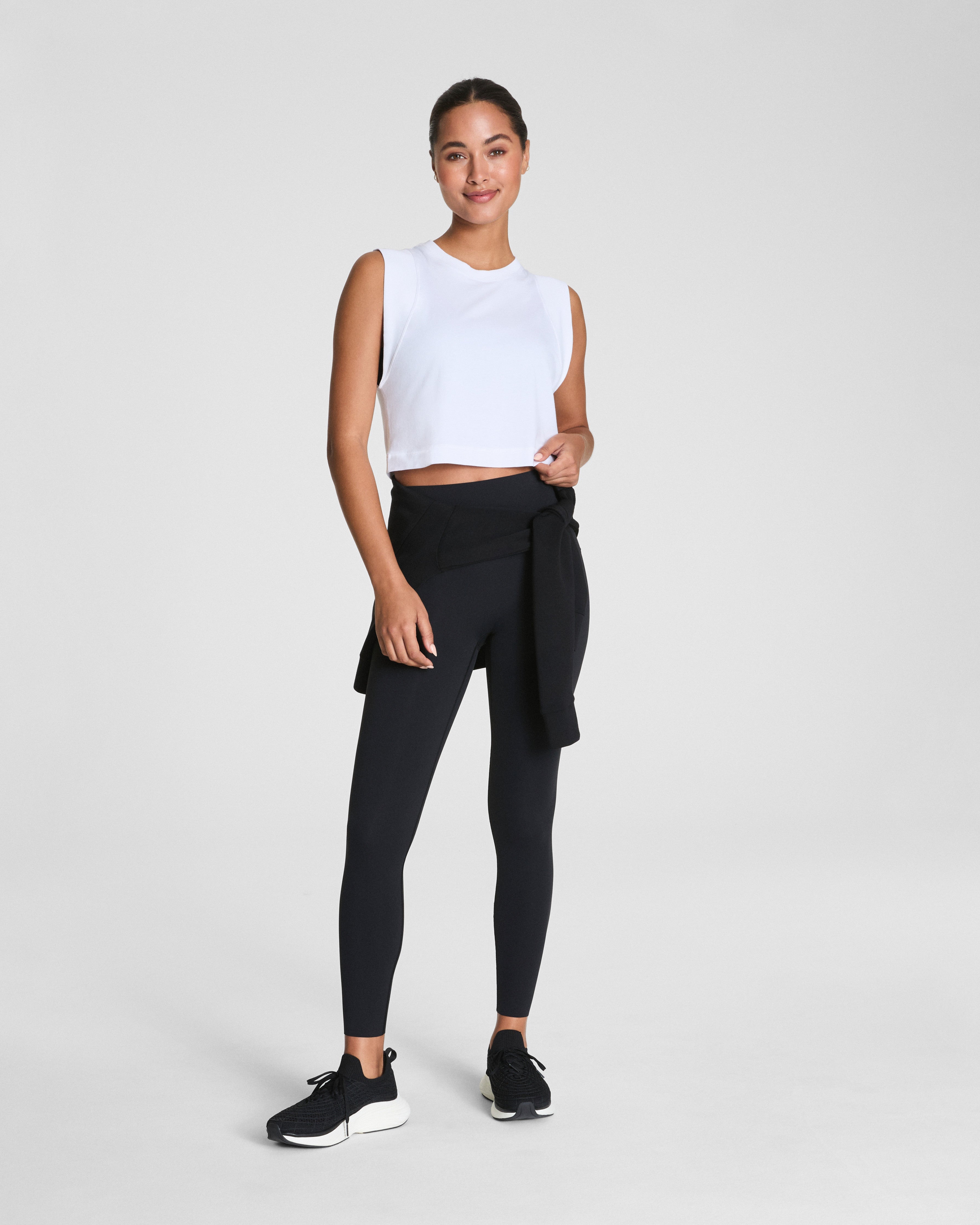 SPANX® Outpace Cropped Tank | Vivid White