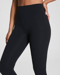 SPANXshape™ CoreLuxe Cropped Leggings with Mid-Tummy Compression, 19" | Very Black