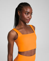 SPANX® Get Moving Cropped Square Neck Shelf Tank | Monarch