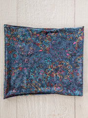 Velvet Boho Bandeau® Headband - Retro Paisley Navy