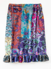 Towel Wrap - Blue Patchwork