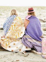Vintage Kantha Blanket Quilt