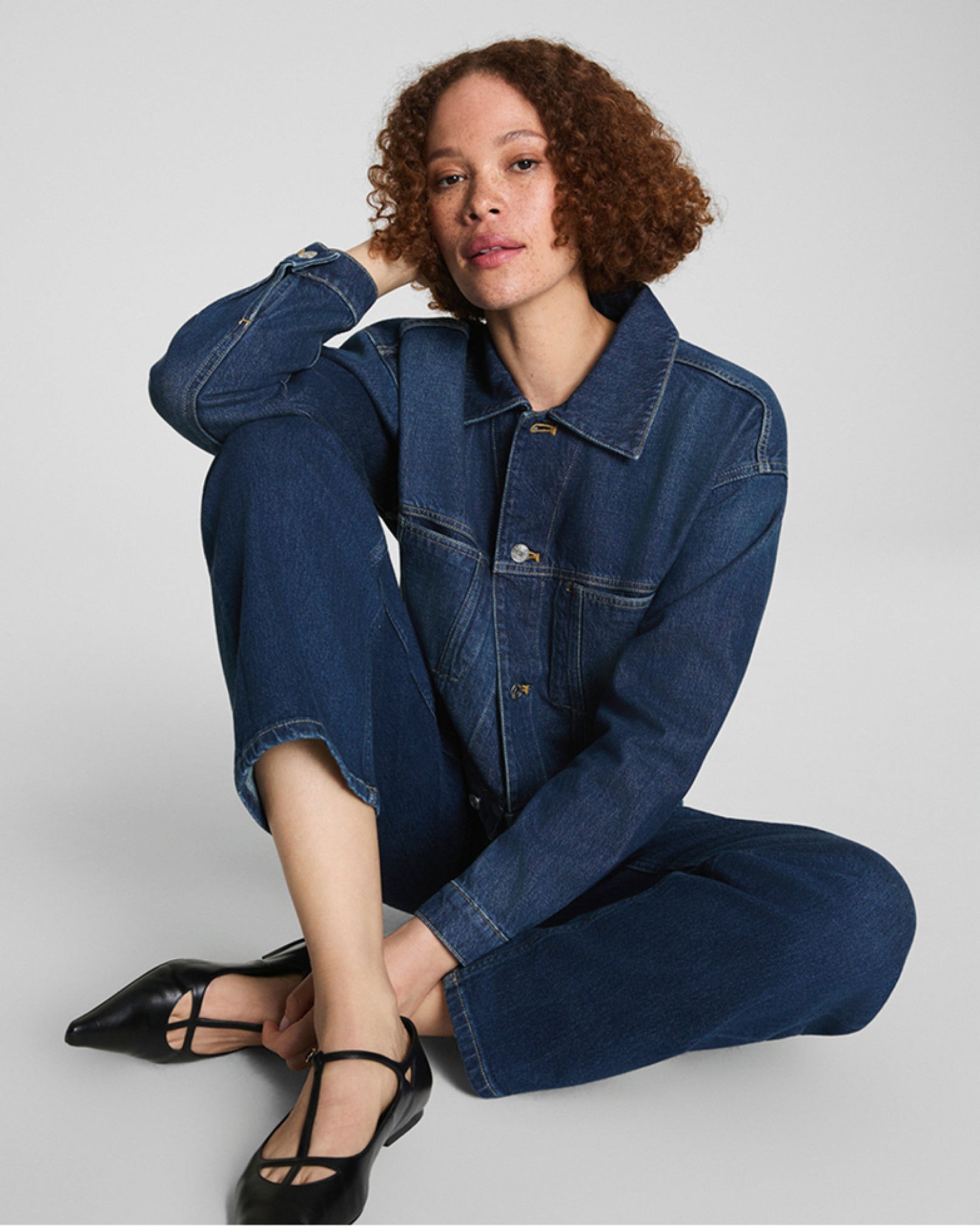 SPANX® Denim Jacket | Adriatic Blue
