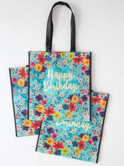 XL Happy Bag, Set of 3 - Happy Birthday