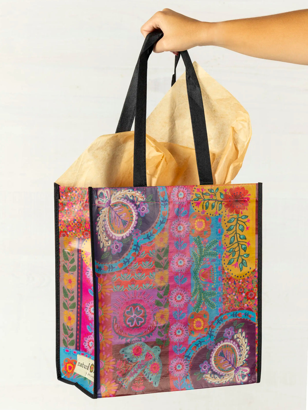 XL Happy Bag, Set of 3 - Rainbow Patchwork