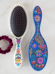 Wet / Dry Detangling Hairbrush - Navy