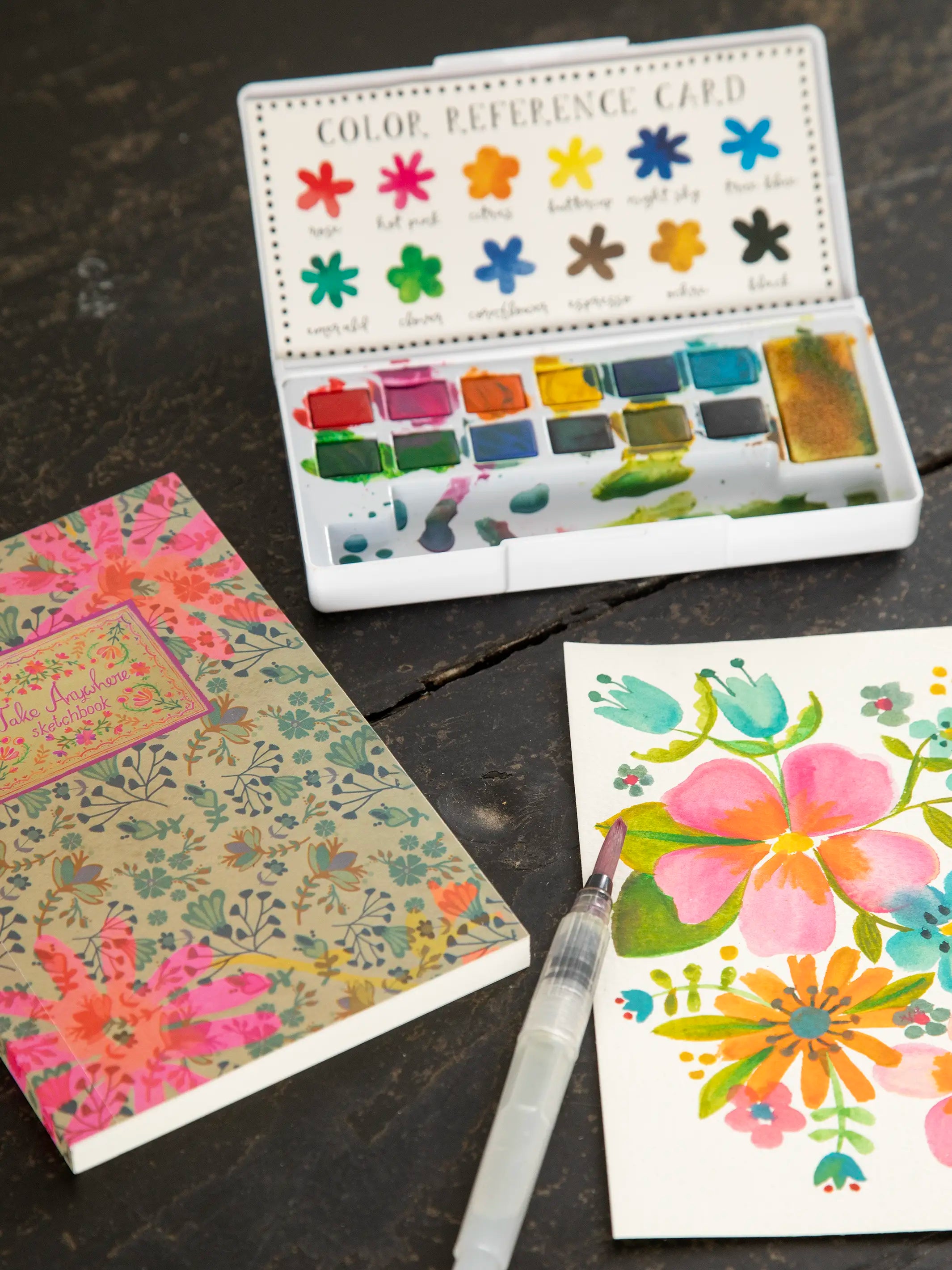 Watercolor & Sketchbook Set