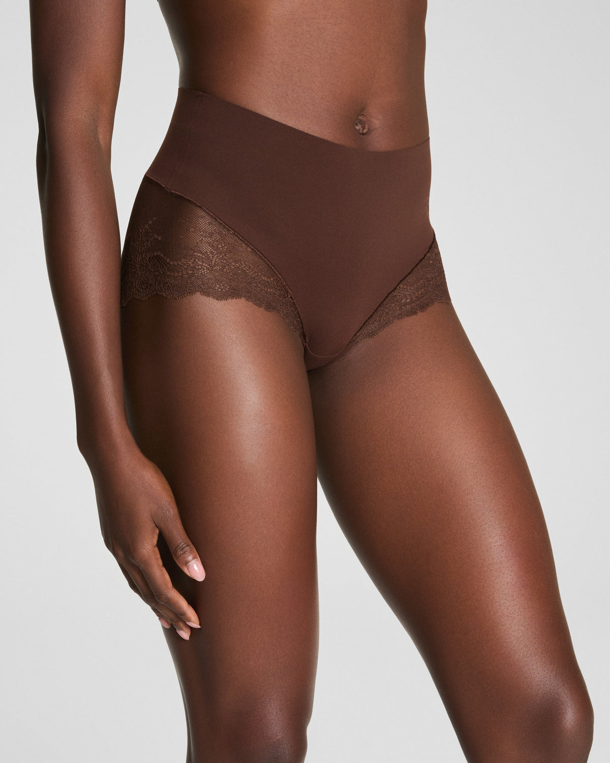 SPANXsupersmooth™ Undie-tectable® Lace Hi-Hipster | Espresso