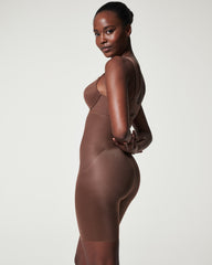 SPANXshape™ Invisible High-Waisted Mid-Thigh Short | Chestnut Brown